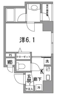 KRレジデンス【4階】の間取り