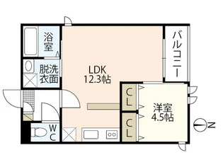 REGALEST Gracia 五日市【2階】の間取り