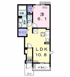 セレノ【1階】の間取り