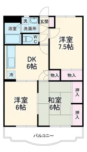 パークアベニュー藤原【2階】の間取り
