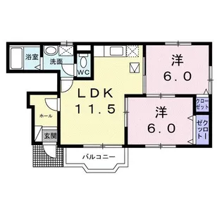 カシオペア【1階】の間取り