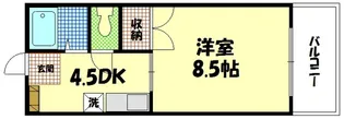 メゾン大通【1階】の間取り