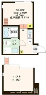 アンビアンテ【2階】の間取り