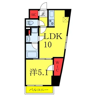 パークアクシス池袋【9階】の間取り