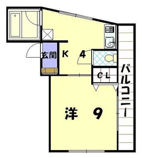 フォワードマンション久保【4階】の間取り