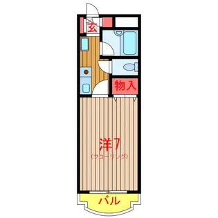 東海北習志野五番館ビル【3階】の間取り