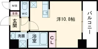 サザンクレスト堺東【2階】の間取り