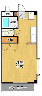 サンヒルズマンション【2階】の間取り