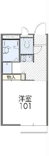 レオパレスLiberty【2階】の間取り