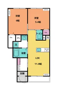 iiieTERRACE KOKUBO【1階】の間取り
