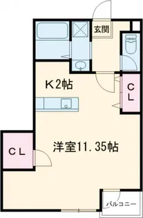 一条ファインコーポ【2階】の間取り
