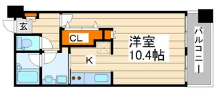 アーバンフラッツ榴ヶ岡【3階】の間取り