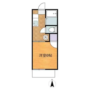 第二サフランハイツ【2階】の間取り
