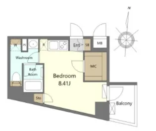 SHOKEN Residence早稲田【3階】の間取り