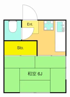 末広荘【1階】の間取り