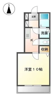 アンジュー並木【1階】の間取り