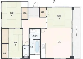 澤口マンション【1階】の間取り