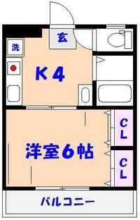 バーデンメモリアル【3階】の間取り