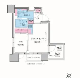 クレヴィアリグゼ雪が谷大塚【7階】の間取り