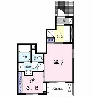 サン・グレイス【1階】の間取り