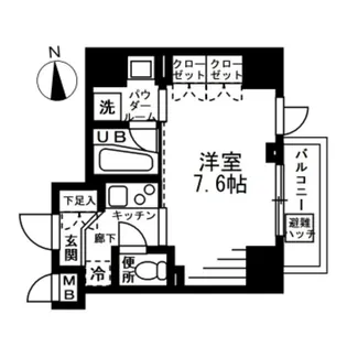 プライマル上野EAST【7階】の間取り