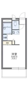 レオパレスヴィーブル【2階】の間取り