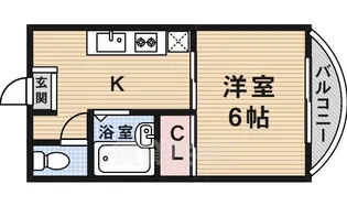 ハイツバードヒル【1階】の間取り