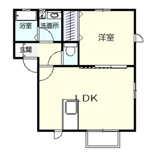 ファミール・ドミ・KAMIDA B(上田町)の間取り