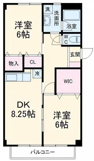 リーベン弥生【1階】の間取り