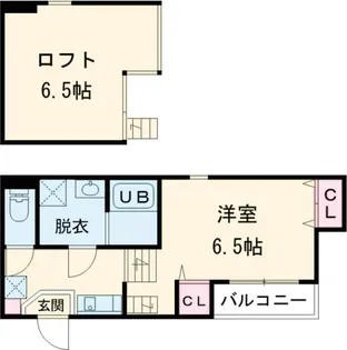 スクリーア箕輪【2階】の間取り