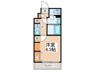 リブリ・鴨居【1階】の間取り