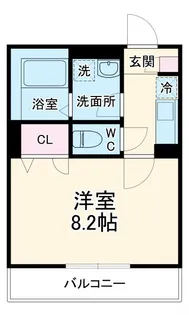 フォレストメゾン子安A【3階】の間取り