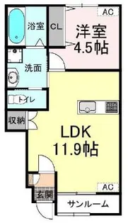 マートル【1階】の間取り