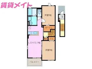 ラナハウス 30 I【2階】の間取り