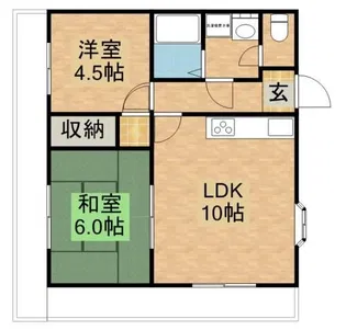 ABCライフ東岸和田【2階】の間取り