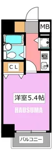 アドリーム千駄木【8階】の間取り