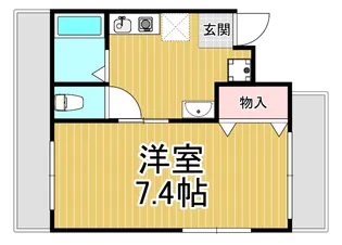 アネックス東塚口【2階】の間取り