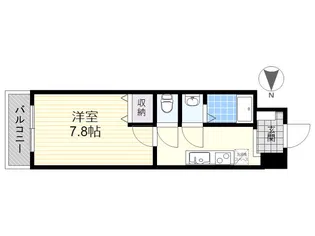 テリオ鶴崎【9階】の間取り