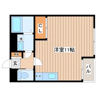 La Douceur片平【14階】の間取り