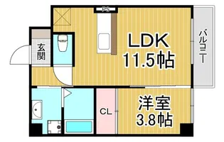 伊丹中央4丁目新築PJ【8階】の間取り