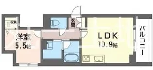 メゾンリッチ【3階】の間取り