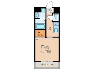 アルゴヴィラージュ中井【2階】の間取り