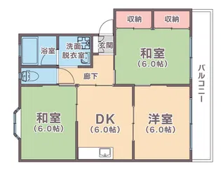 みほハイツ【2階】の間取り