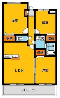Y&Mウエスト【2階】の間取り