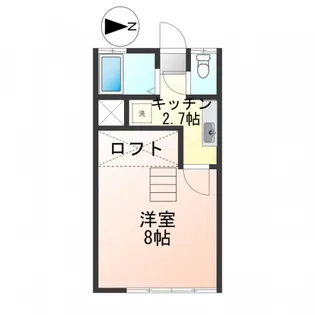 フラワーメイトAnnex【2階】の間取り