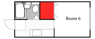 東古松コーポ【1階】の間取り
