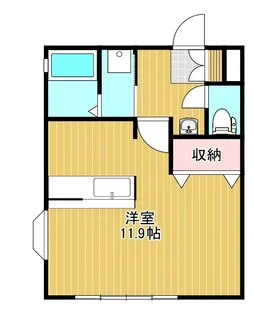 メイユール【2階】の間取り