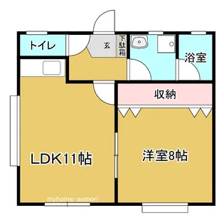 イーストハウス【1階】の間取り