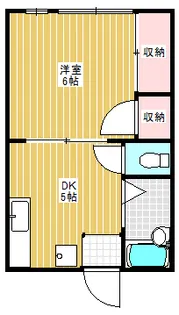 奥沢コーポラス【1階】の間取り