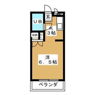 パールハイツII【2階】の間取り